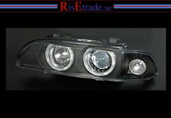 Designlampor/styling - BMW - BMW 5 er E39 - BMW E39 Celis Angel Eyes i svart