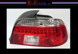 Designlampor/styling - BMW - BMW 5 er E39 - Baklampor rödvit led, alla E39