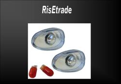 Designlampor/styling - Alfa Romeo - Sidoblinkers kristall vit, passar Alfa Spider (145,146,155, GTV och Spider)