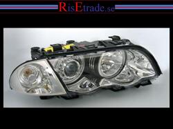 Designlampor/styling - BMW - BMW 3 er E46 - Angel Eyes  BMW E46 4 d sedan krom