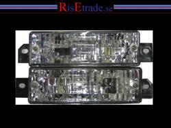 Designlampor/styling - BMW - BMW 3 er E30 - Frontblinkers set BMW E30 klarglas silver