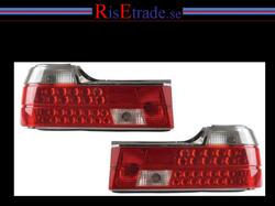Designlampor/styling - BMW - BMW 7 er E32 - Baklysen Led rödvita  till BMW E32