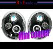 Angel Eyes Strålkastare BMW Mini Cooper / svart