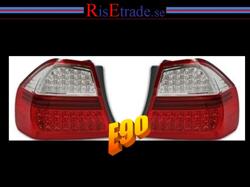 Designlampor/styling - BMW - BMW 3 er E90 - LED Baklysen BMW E90 / röd-vit