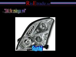 Designlampor/styling - Suzuki - Angel Eyes till Suzuki Swift EZ/MZ / kromade