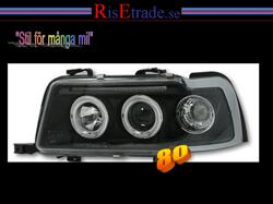 Designlampor/styling - Audi - 80 Lim/Avant (B4) 91-96 - Angel Eyes Audi 80 B4 / Svart