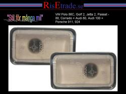 Designlampor/styling - Audi - 80 Lim/Avant (B4) 91-96 - Sidoblinkers till Audi, Porsche, VW / Vit
