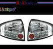 Baklampor med LED ljus. Audi A6 4B C5 / Chrom