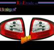 Baklampor med LED ljus. Audi A6 4B C5 / Rödvit