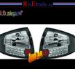 Baklampor med LED ljus. Audi A6 4B C5 / Silverkrom