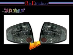 Designlampor/styling - Audi - A6 (Typ 4B) 01-04 - Baklampor med LED ljus. Audi A6 4B C5 / Smoke