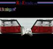 Baklampor med LED ljus Mercedes W124 / Rödvit