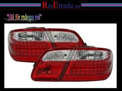 Designlampor/styling - Mercedes - W 210 E-klass - Baklampor med LED ljus Mercedes W210. / Rödvita