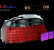 Röda LED baklampor till 7er BMW E38