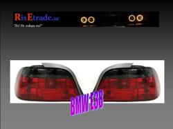 Designlampor/styling - BMW - BMW 7 er E38 - Rödsvarta baklampor till  7er BMW E38