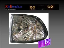 Designlampor/styling - BMW - BMW 7 er E38 - Kromad frontblinkers till BMW E38
