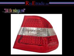 Designlampor/styling - BMW - BMW 3 er E46 - Baklampor - LED baklampor till BMW E46 sedan -8/01 rödvita.