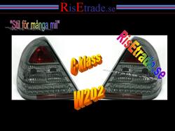Designlampor/styling - Mercedes - W 202 C-klass - Svarta LED Baklampor till  Mercedes W202