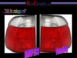 Designlampor/styling - BMW - BMW 5 er E39 - Baklampor rödvit, E39 touring