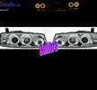 Kromade Angel Eyes till Opel Calibra