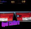 Rödvita Led bakljus till Opel Calibra.