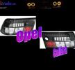 Svarta Led bakljus till Opel Calibra.