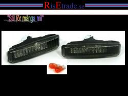 Designlampor/styling - BMW - BMW 5 er E39 - Sidoblinkers i kristall svart till BMW E39