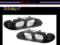 Designlampor/styling - BMW - BMW 5 er E39 - Frontblinkers i svart till BMW E39