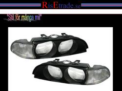 Designlampor/styling - BMW - BMW 5 er E39 - Frontblinkers i vitt till BMW E39