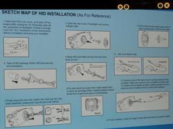 Ljus: Xenon HID KIT - Monteringsanvisning HID kit - Instruktion för montering av xenon kit