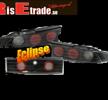 Eclipse  95-98 - svarta baklampor med mittdel. Mitsubishi