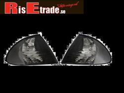 Designlampor/styling - BMW - BMW 3 er E46 - Frontblinkers set BMW E46 coupé & cab i svart