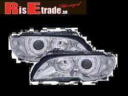 Designlampor/styling - BMW - BMW 3 er E46 - Angel Eyes  BMW E46 coupé & cab i krom