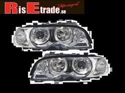 Designlampor/styling - BMW - BMW 3 er E46 - Angel Eyes  BMW E46 coupé & cab i krom