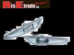 Designlampor/styling - BMW - BMW 3 er E46 - Kromade sidoblinkers till BMW E46