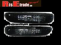 Designlampor/styling - BMW - BMW 3 er E46 - kristall svarta sidoblinkers till BMW E46