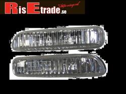 Designlampor/styling - BMW - BMW 3 er E46 - Silver kromade sidoblinkers till BMW E46