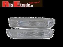 Designlampor/styling - BMW - BMW 3 er E46 - Vita sidoblinkers till BMW E46