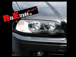 Aerodynamik (spoiler) - Övriga varumärken - BMW - BMW E46 - "Ögonlock" till BMW E46 coupé till -03 (ABE)