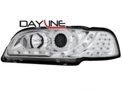 Designlampor/styling - Audi - A4 Lim/Avant(8E) 00-04 - AUDI A4 8E Headlight DayLine 01-04 _ _ TFL-look krom 00-04