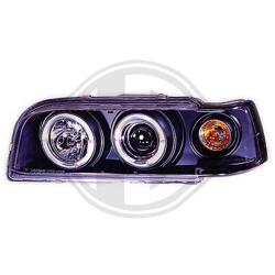 Designlampor/styling - Volvo - Volvo 850 Angel Eyes i svart