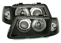 Designlampor/styling - Audi - A3 96-00 - Angel Eyes strålkastare Audi A3 8L / Black