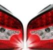 LED bakljus för Audi A3 8L i Red White