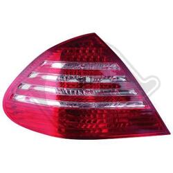 Designlampor/styling - Mercedes - W211 - Mercedes W211 LED baklykta Limo / Röd-vit 02-06
