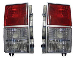 Designlampor/styling - Jeep - Klarglas rödvita. Baklampor till Jeep Cherokee XJ 84-96