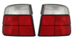 Designlampor/styling - BMW - BMW 5 er E34 - Baklyktor E34 BMW 5-serie Sedan / Röd-vit