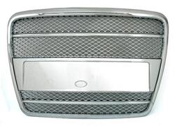 Grillar - Audi - Single frame-grill Audi A4 B7 / Chrome