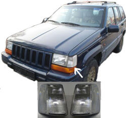 Designlampor/styling - Jeep - Vita parkeringsljus fram till Jeep Grand Cherokee 93-97