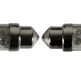 Spollampa 12/24v 31mm  vit