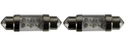 Ljus: Bildioder - Spollampa (Festoon) - Spollampa 12/24v 36mm  blå